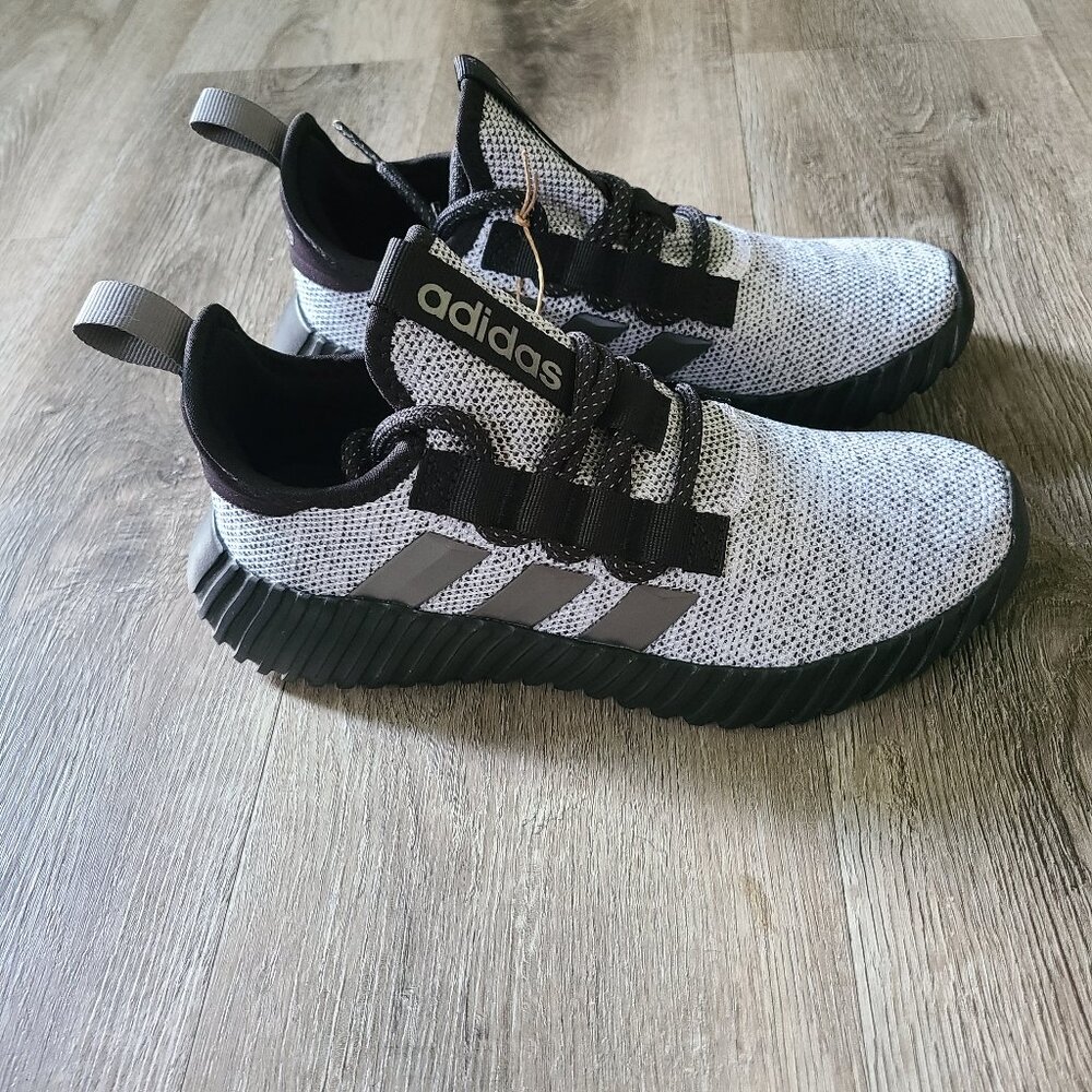 Adidas Kaptir 3.0 Iron Metallic Men’s Size 6 1/2 Wmn 7 1/2 Athletic Running Shoe - Picture 5 of 6